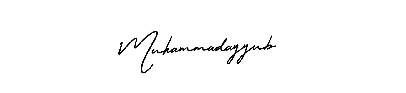 Also You can easily find your signature by using the search form. We will create Muhammadayyub name handwritten signature images for you free of cost using AmerikaSignatureDemo-Regular sign style. Muhammadayyub signature style 3 images and pictures png
