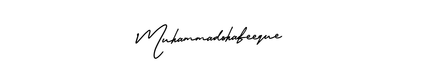 Similarly AmerikaSignatureDemo-Regular is the best handwritten signature design. Signature creator online .You can use it as an online autograph creator for name Muhammadshafeeque. Muhammadshafeeque signature style 3 images and pictures png
