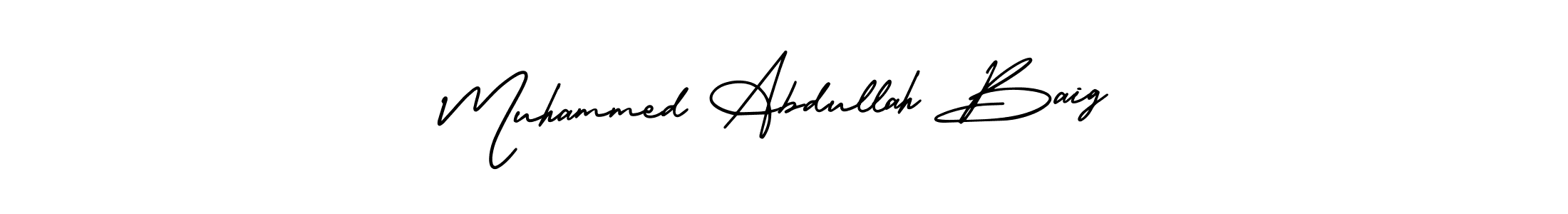 This is the best signature style for the Muhammed Abdullah Baig name. Also you like these signature font (AmerikaSignatureDemo-Regular). Mix name signature. Muhammed Abdullah Baig signature style 3 images and pictures png