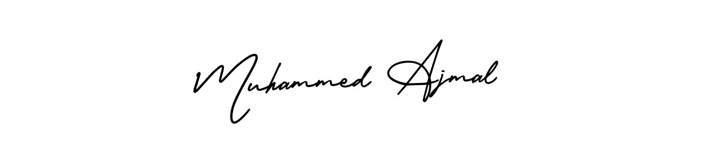 How to make Muhammed Ajmal name signature. Use AmerikaSignatureDemo-Regular style for creating short signs online. This is the latest handwritten sign. Muhammed Ajmal signature style 3 images and pictures png