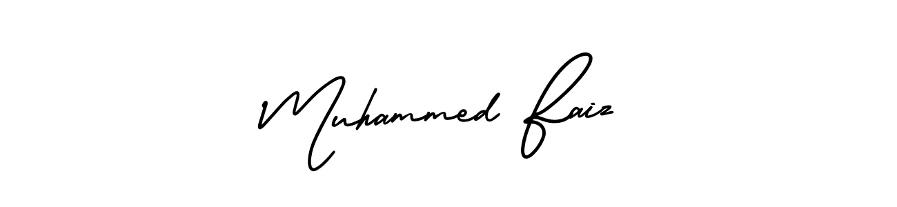 Also You can easily find your signature by using the search form. We will create Muhammed Faiz name handwritten signature images for you free of cost using AmerikaSignatureDemo-Regular sign style. Muhammed Faiz signature style 3 images and pictures png