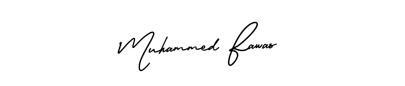 Also You can easily find your signature by using the search form. We will create Muhammed Fawas name handwritten signature images for you free of cost using AmerikaSignatureDemo-Regular sign style. Muhammed Fawas signature style 3 images and pictures png