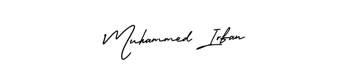 Also You can easily find your signature by using the search form. We will create Muhammed Irfan name handwritten signature images for you free of cost using AmerikaSignatureDemo-Regular sign style. Muhammed Irfan signature style 3 images and pictures png