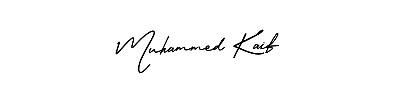 The best way (AmerikaSignatureDemo-Regular) to make a short signature is to pick only two or three words in your name. The name Muhammed Kaif include a total of six letters. For converting this name. Muhammed Kaif signature style 3 images and pictures png