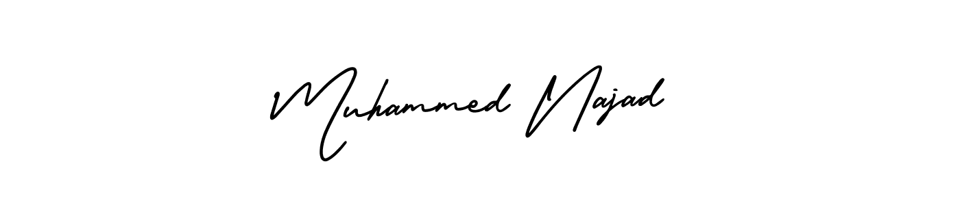 Also we have Muhammed Najad name is the best signature style. Create professional handwritten signature collection using AmerikaSignatureDemo-Regular autograph style. Muhammed Najad signature style 3 images and pictures png