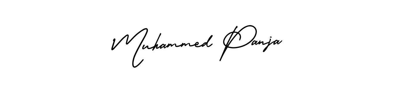 It looks lik you need a new signature style for name Muhammed Panja. Design unique handwritten (AmerikaSignatureDemo-Regular) signature with our free signature maker in just a few clicks. Muhammed Panja signature style 3 images and pictures png