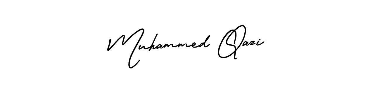 Design your own signature with our free online signature maker. With this signature software, you can create a handwritten (AmerikaSignatureDemo-Regular) signature for name Muhammed Qazi. Muhammed Qazi signature style 3 images and pictures png