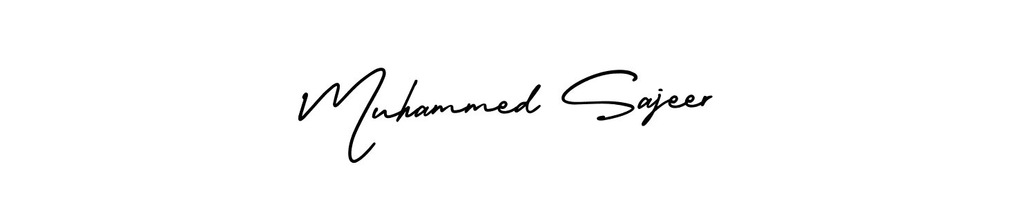 if you are searching for the best signature style for your name Muhammed Sajeer. so please give up your signature search. here we have designed multiple signature styles  using AmerikaSignatureDemo-Regular. Muhammed Sajeer signature style 3 images and pictures png