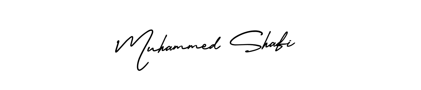 Use a signature maker to create a handwritten signature online. With this signature software, you can design (AmerikaSignatureDemo-Regular) your own signature for name Muhammed Shafi. Muhammed Shafi signature style 3 images and pictures png