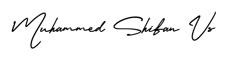 Make a beautiful signature design for name Muhammed Shifan Vs. With this signature (AmerikaSignatureDemo-Regular) style, you can create a handwritten signature for free. Muhammed Shifan Vs signature style 3 images and pictures png