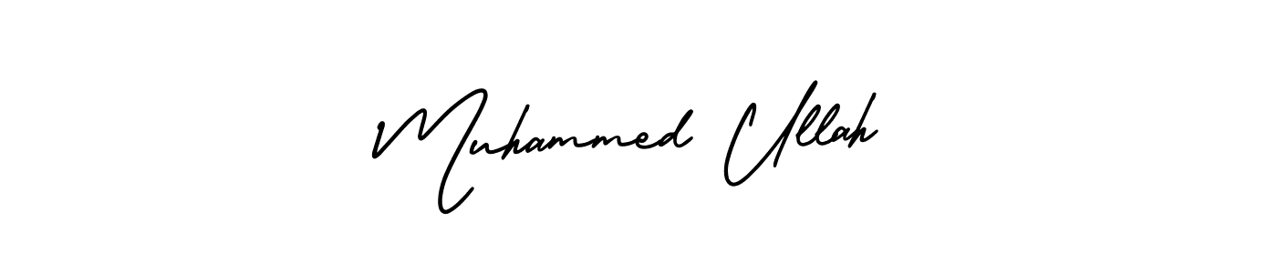 It looks lik you need a new signature style for name Muhammed Ullah. Design unique handwritten (AmerikaSignatureDemo-Regular) signature with our free signature maker in just a few clicks. Muhammed Ullah signature style 3 images and pictures png