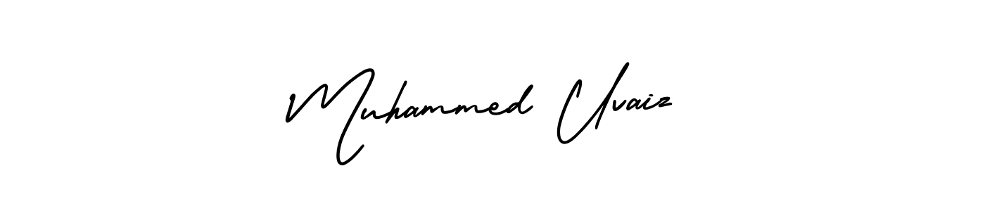 Best and Professional Signature Style for Muhammed Uvaiz. AmerikaSignatureDemo-Regular Best Signature Style Collection. Muhammed Uvaiz signature style 3 images and pictures png