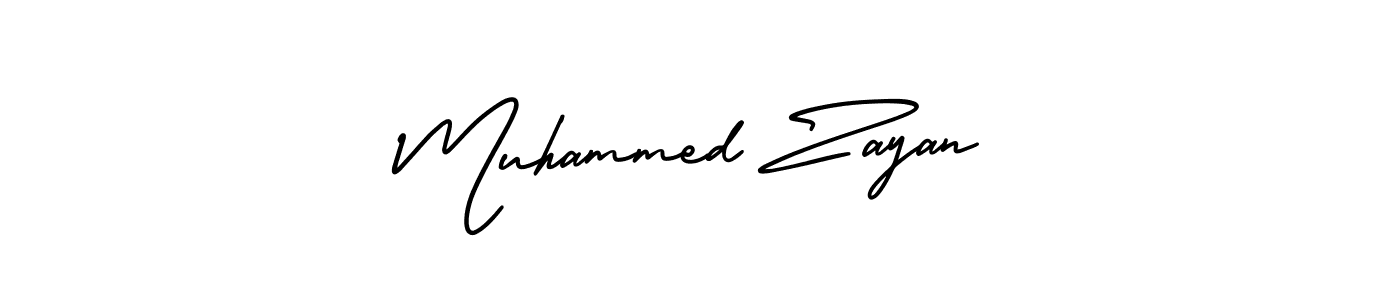 Design your own signature with our free online signature maker. With this signature software, you can create a handwritten (AmerikaSignatureDemo-Regular) signature for name Muhammed Zayan. Muhammed Zayan signature style 3 images and pictures png