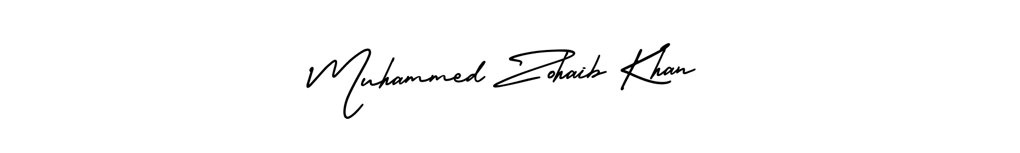 Make a short Muhammed Zohaib Khan signature style. Manage your documents anywhere anytime using AmerikaSignatureDemo-Regular. Create and add eSignatures, submit forms, share and send files easily. Muhammed Zohaib Khan signature style 3 images and pictures png