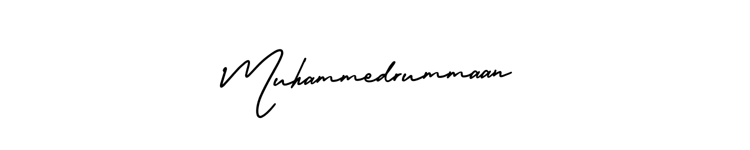 It looks lik you need a new signature style for name Muhammedrummaan. Design unique handwritten (AmerikaSignatureDemo-Regular) signature with our free signature maker in just a few clicks. Muhammedrummaan signature style 3 images and pictures png