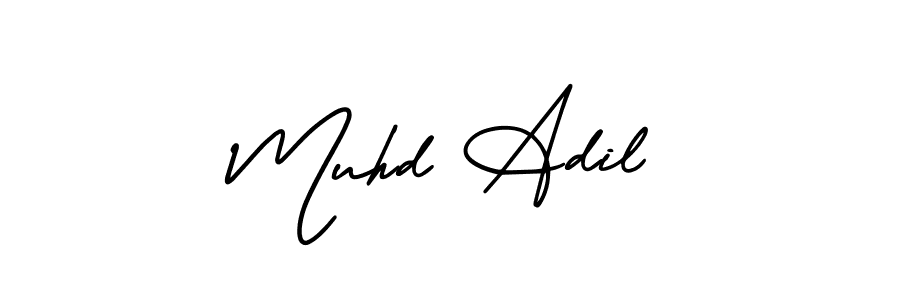 if you are searching for the best signature style for your name Muhd Adil. so please give up your signature search. here we have designed multiple signature styles  using AmerikaSignatureDemo-Regular. Muhd Adil signature style 3 images and pictures png