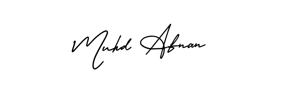 Make a beautiful signature design for name Muhd Afnan. Use this online signature maker to create a handwritten signature for free. Muhd Afnan signature style 3 images and pictures png