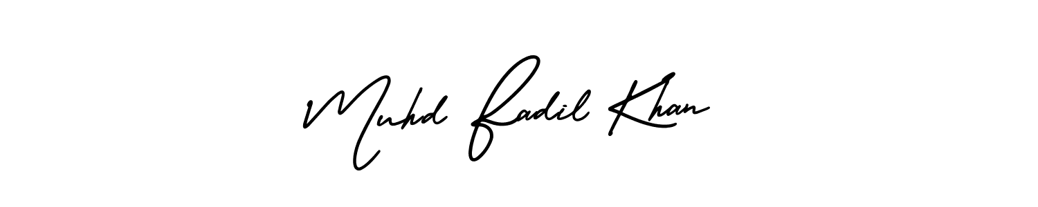 Also we have Muhd Fadil Khan name is the best signature style. Create professional handwritten signature collection using AmerikaSignatureDemo-Regular autograph style. Muhd Fadil Khan signature style 3 images and pictures png