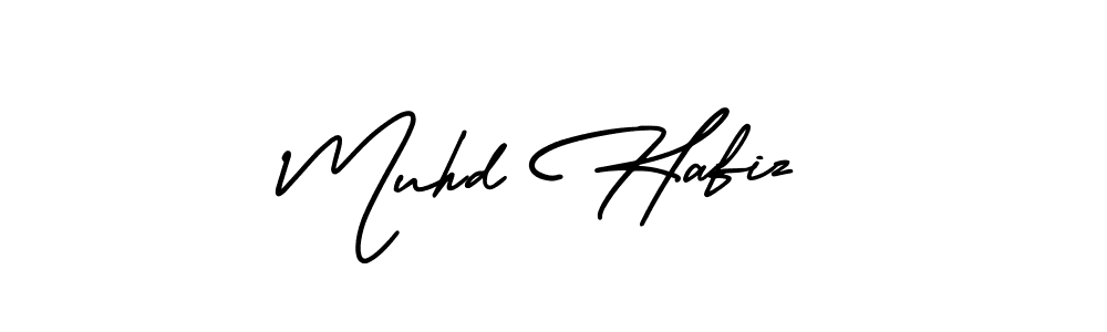 Design your own signature with our free online signature maker. With this signature software, you can create a handwritten (AmerikaSignatureDemo-Regular) signature for name Muhd Hafiz. Muhd Hafiz signature style 3 images and pictures png