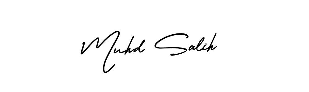 This is the best signature style for the Muhd Salih name. Also you like these signature font (AmerikaSignatureDemo-Regular). Mix name signature. Muhd Salih signature style 3 images and pictures png