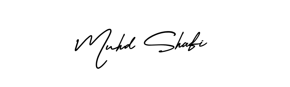 This is the best signature style for the Muhd Shafi name. Also you like these signature font (AmerikaSignatureDemo-Regular). Mix name signature. Muhd Shafi signature style 3 images and pictures png