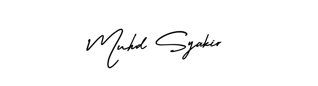 Create a beautiful signature design for name Muhd Syakir. With this signature (AmerikaSignatureDemo-Regular) fonts, you can make a handwritten signature for free. Muhd Syakir signature style 3 images and pictures png
