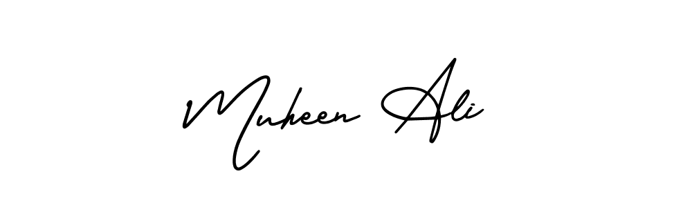 Make a short Muheen Ali signature style. Manage your documents anywhere anytime using AmerikaSignatureDemo-Regular. Create and add eSignatures, submit forms, share and send files easily. Muheen Ali signature style 3 images and pictures png