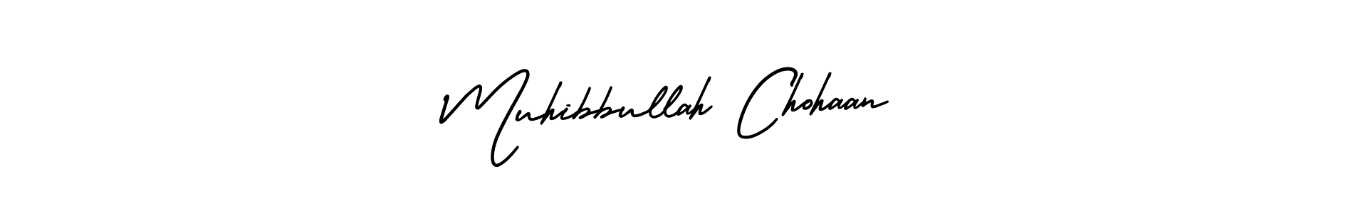 Create a beautiful signature design for name Muhibbullah Chohaan. With this signature (AmerikaSignatureDemo-Regular) fonts, you can make a handwritten signature for free. Muhibbullah Chohaan signature style 3 images and pictures png