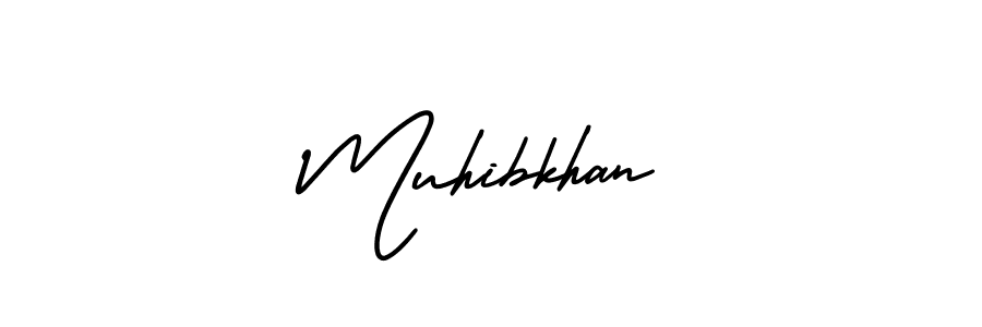 if you are searching for the best signature style for your name Muhibkhan. so please give up your signature search. here we have designed multiple signature styles  using AmerikaSignatureDemo-Regular. Muhibkhan signature style 3 images and pictures png