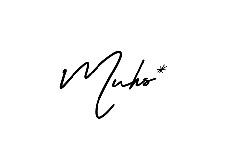 if you are searching for the best signature style for your name Muhs*. so please give up your signature search. here we have designed multiple signature styles  using AmerikaSignatureDemo-Regular. Muhs* signature style 3 images and pictures png