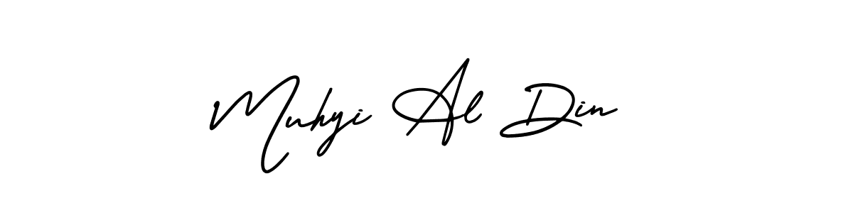 Similarly AmerikaSignatureDemo-Regular is the best handwritten signature design. Signature creator online .You can use it as an online autograph creator for name Muhyi Al Din. Muhyi Al Din signature style 3 images and pictures png