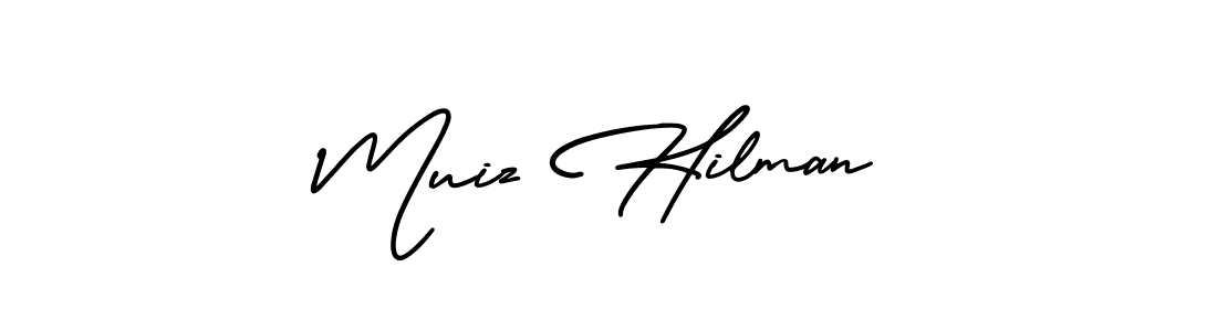 Check out images of Autograph of Muiz Hilman name. Actor Muiz Hilman Signature Style. AmerikaSignatureDemo-Regular is a professional sign style online. Muiz Hilman signature style 3 images and pictures png