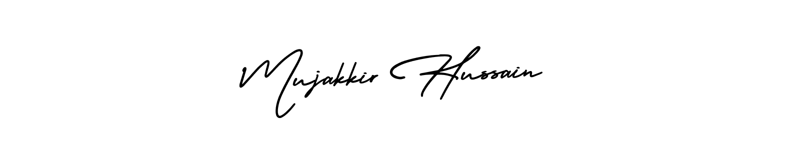Also we have Mujakkir Hussain name is the best signature style. Create professional handwritten signature collection using AmerikaSignatureDemo-Regular autograph style. Mujakkir Hussain signature style 3 images and pictures png
