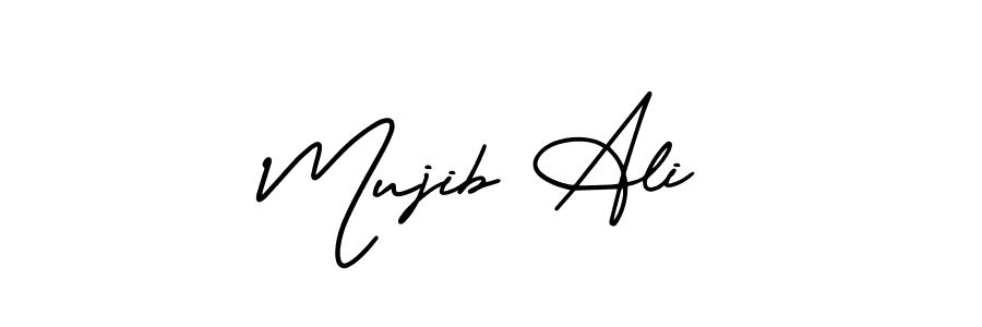 Make a beautiful signature design for name Mujib Ali. Use this online signature maker to create a handwritten signature for free. Mujib Ali signature style 3 images and pictures png