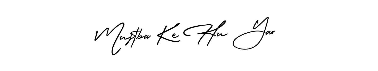 How to make Mujtba Ke Hu Yar name signature. Use AmerikaSignatureDemo-Regular style for creating short signs online. This is the latest handwritten sign. Mujtba Ke Hu Yar signature style 3 images and pictures png