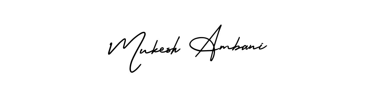 Use a signature maker to create a handwritten signature online. With this signature software, you can design (AmerikaSignatureDemo-Regular) your own signature for name Mukesh Ambani. Mukesh Ambani signature style 3 images and pictures png