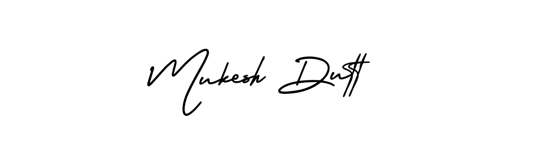 Also we have Mukesh Dutt name is the best signature style. Create professional handwritten signature collection using AmerikaSignatureDemo-Regular autograph style. Mukesh Dutt signature style 3 images and pictures png