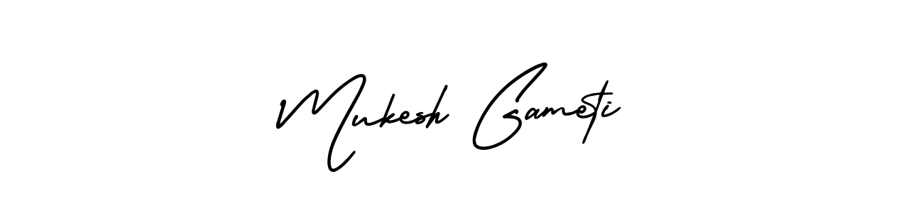 Check out images of Autograph of Mukesh Gameti name. Actor Mukesh Gameti Signature Style. AmerikaSignatureDemo-Regular is a professional sign style online. Mukesh Gameti signature style 3 images and pictures png