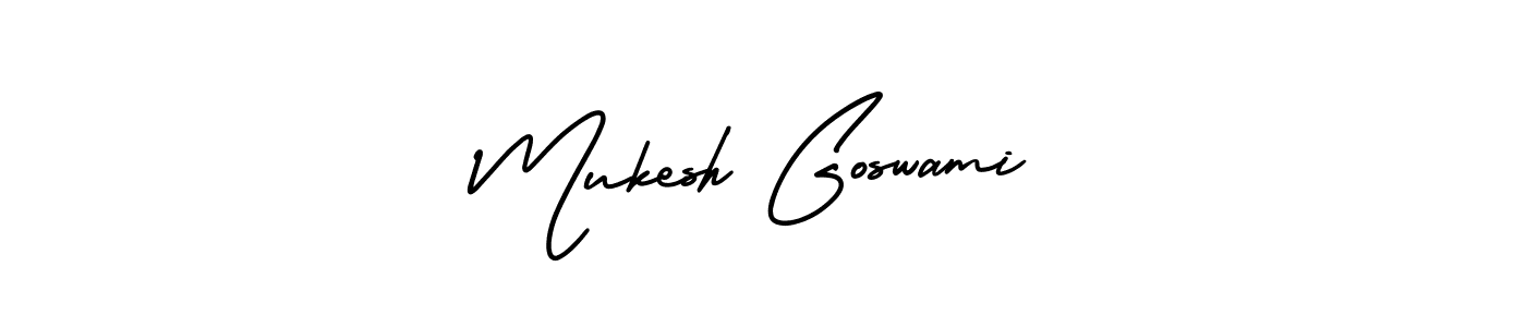 Once you've used our free online signature maker to create your best signature AmerikaSignatureDemo-Regular style, it's time to enjoy all of the benefits that Mukesh Goswami name signing documents. Mukesh Goswami signature style 3 images and pictures png