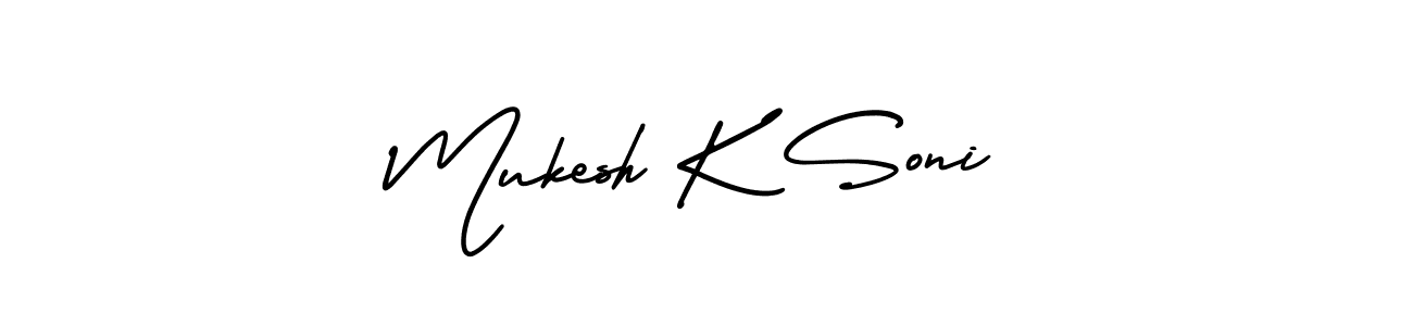 Also we have Mukesh K Soni name is the best signature style. Create professional handwritten signature collection using AmerikaSignatureDemo-Regular autograph style. Mukesh K Soni signature style 3 images and pictures png