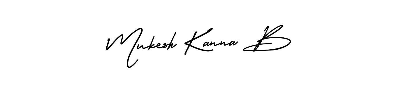 Make a beautiful signature design for name Mukesh Kanna B. Use this online signature maker to create a handwritten signature for free. Mukesh Kanna B signature style 3 images and pictures png