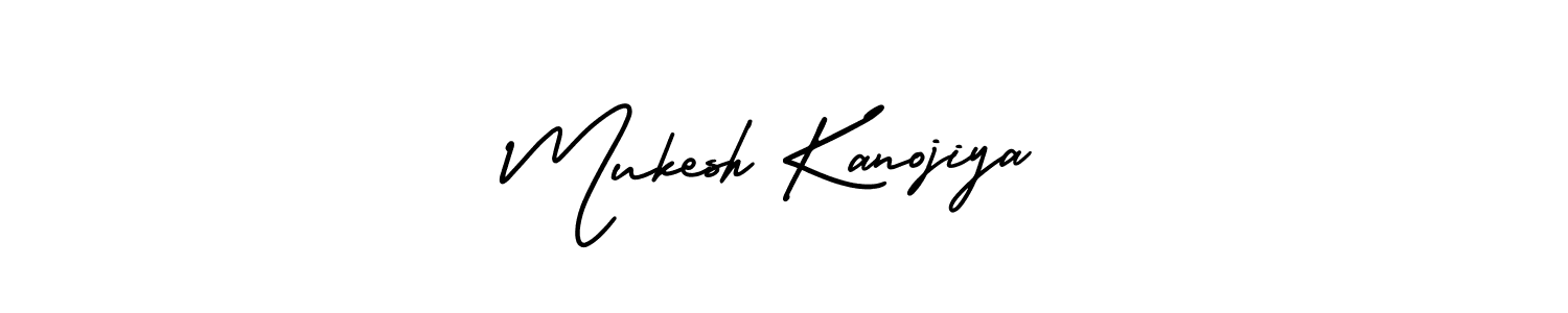 How to Draw Mukesh Kanojiya signature style? AmerikaSignatureDemo-Regular is a latest design signature styles for name Mukesh Kanojiya. Mukesh Kanojiya signature style 3 images and pictures png