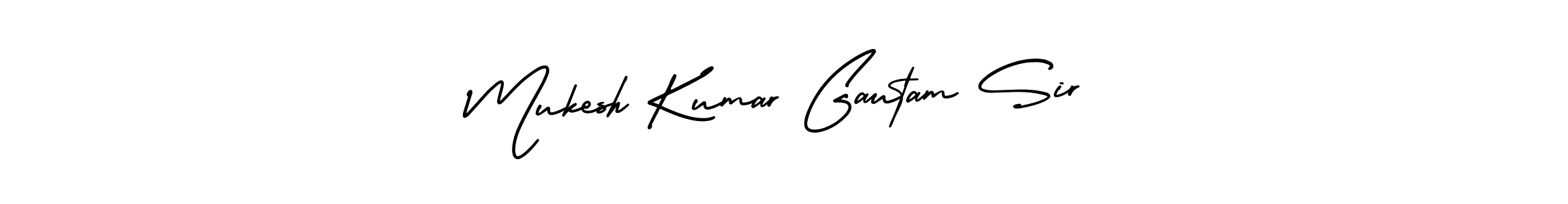 Also You can easily find your signature by using the search form. We will create Mukesh Kumar Gautam Sir name handwritten signature images for you free of cost using AmerikaSignatureDemo-Regular sign style. Mukesh Kumar Gautam Sir signature style 3 images and pictures png