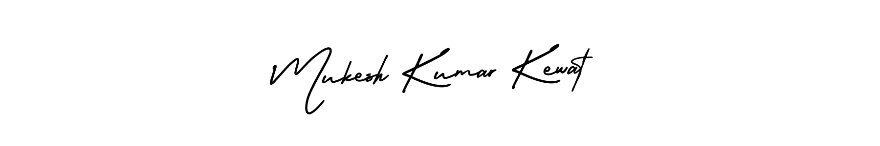 Design your own signature with our free online signature maker. With this signature software, you can create a handwritten (AmerikaSignatureDemo-Regular) signature for name Mukesh Kumar Kewat. Mukesh Kumar Kewat signature style 3 images and pictures png