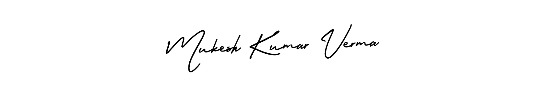 How to Draw Mukesh Kumar Verma signature style? AmerikaSignatureDemo-Regular is a latest design signature styles for name Mukesh Kumar Verma. Mukesh Kumar Verma signature style 3 images and pictures png