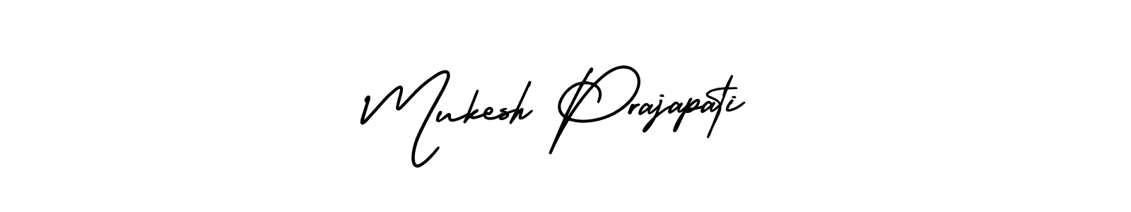 if you are searching for the best signature style for your name Mukesh Prajapati. so please give up your signature search. here we have designed multiple signature styles  using AmerikaSignatureDemo-Regular. Mukesh Prajapati signature style 3 images and pictures png