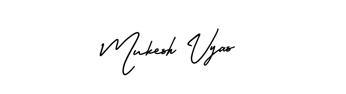 Make a beautiful signature design for name Mukesh Vyas. Use this online signature maker to create a handwritten signature for free. Mukesh Vyas signature style 3 images and pictures png