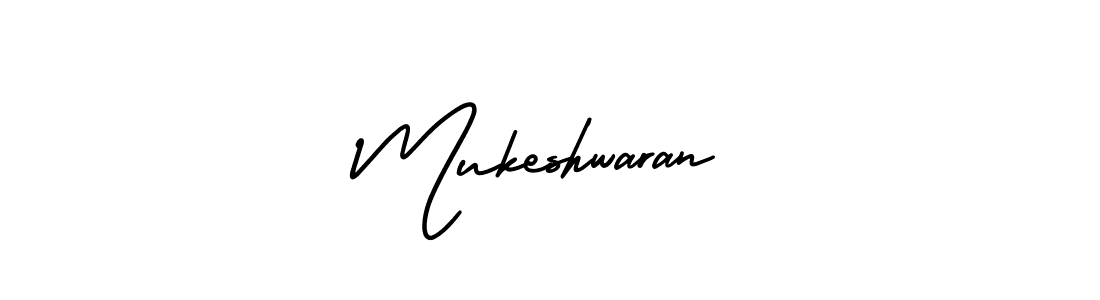 Design your own signature with our free online signature maker. With this signature software, you can create a handwritten (AmerikaSignatureDemo-Regular) signature for name Mukeshwaran. Mukeshwaran signature style 3 images and pictures png