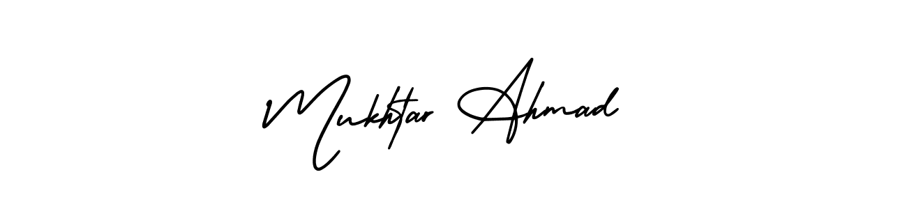 Also You can easily find your signature by using the search form. We will create Mukhtar Ahmad name handwritten signature images for you free of cost using AmerikaSignatureDemo-Regular sign style. Mukhtar Ahmad signature style 3 images and pictures png