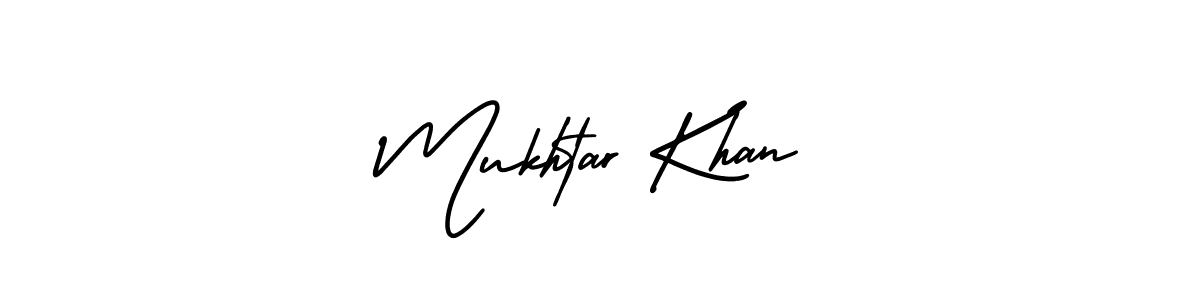 Mukhtar Khan stylish signature style. Best Handwritten Sign (AmerikaSignatureDemo-Regular) for my name. Handwritten Signature Collection Ideas for my name Mukhtar Khan. Mukhtar Khan signature style 3 images and pictures png